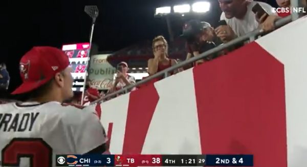 Tom Brady makes a young fan cry