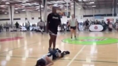 Corey Benjamin's daughter threw a punch