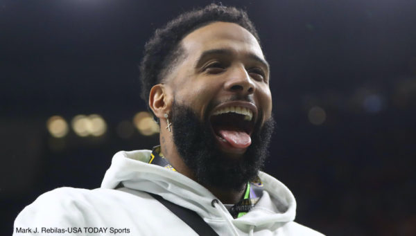 Odell Beckham Jr at the LSU game