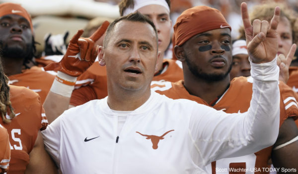 Steve Sarkisian does Hook Em