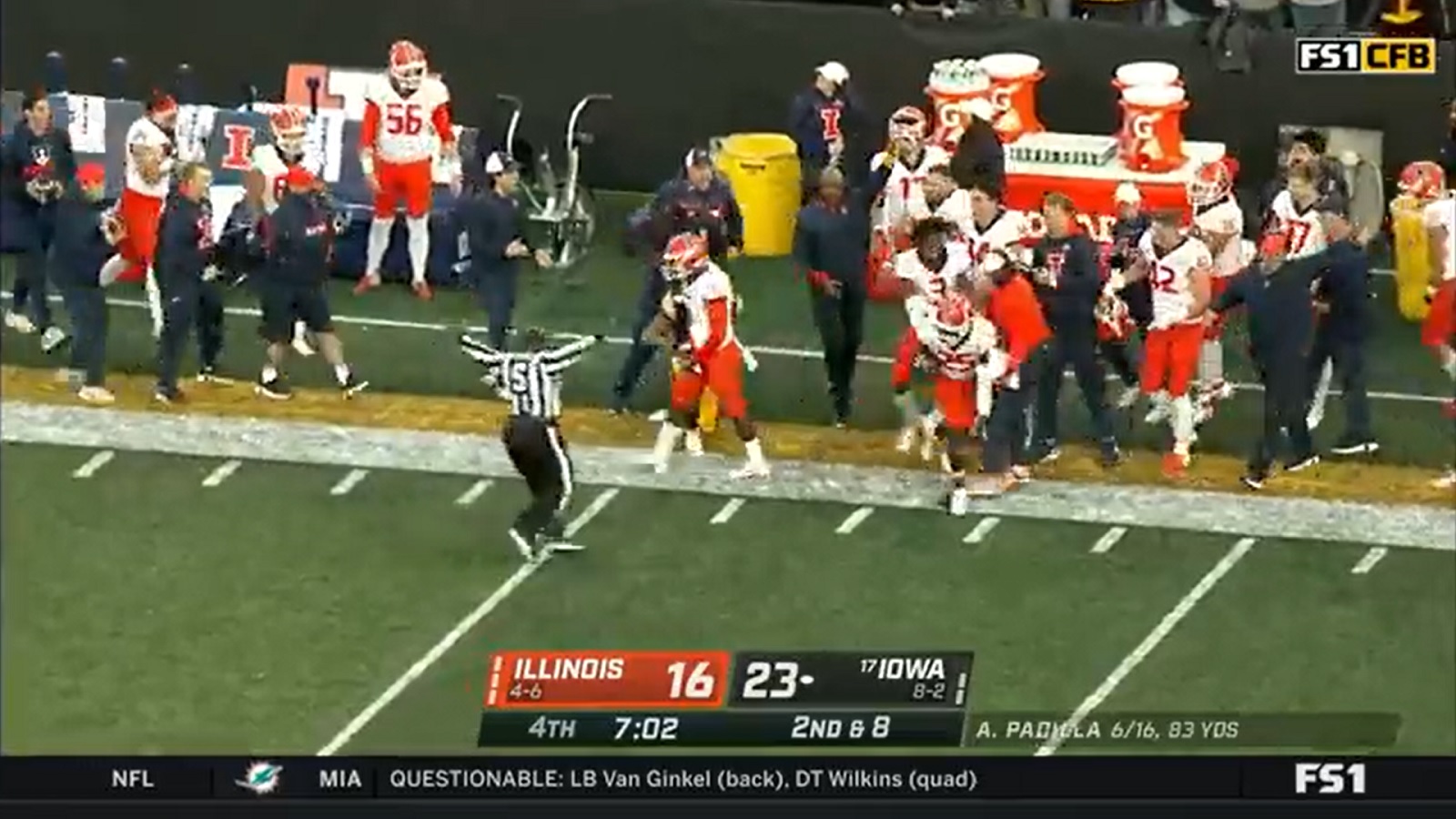 FOX Sports badly burned for not sending TV crew to Illinois-Iowa game