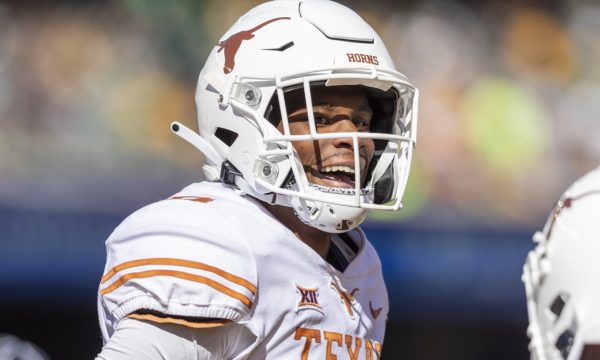 Joshua Moore celebrating a touchdown