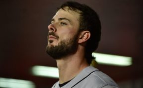 Kris Bryant in the dugout