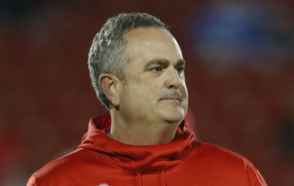 Sonny Dykes during pregame