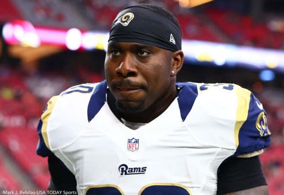 Zac Stacy in Rams gear