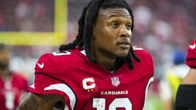 DeAndre Hopkins on the sideline