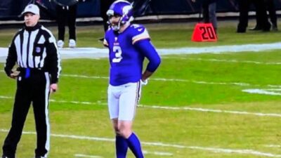 Jordan Berry wears short shorts
