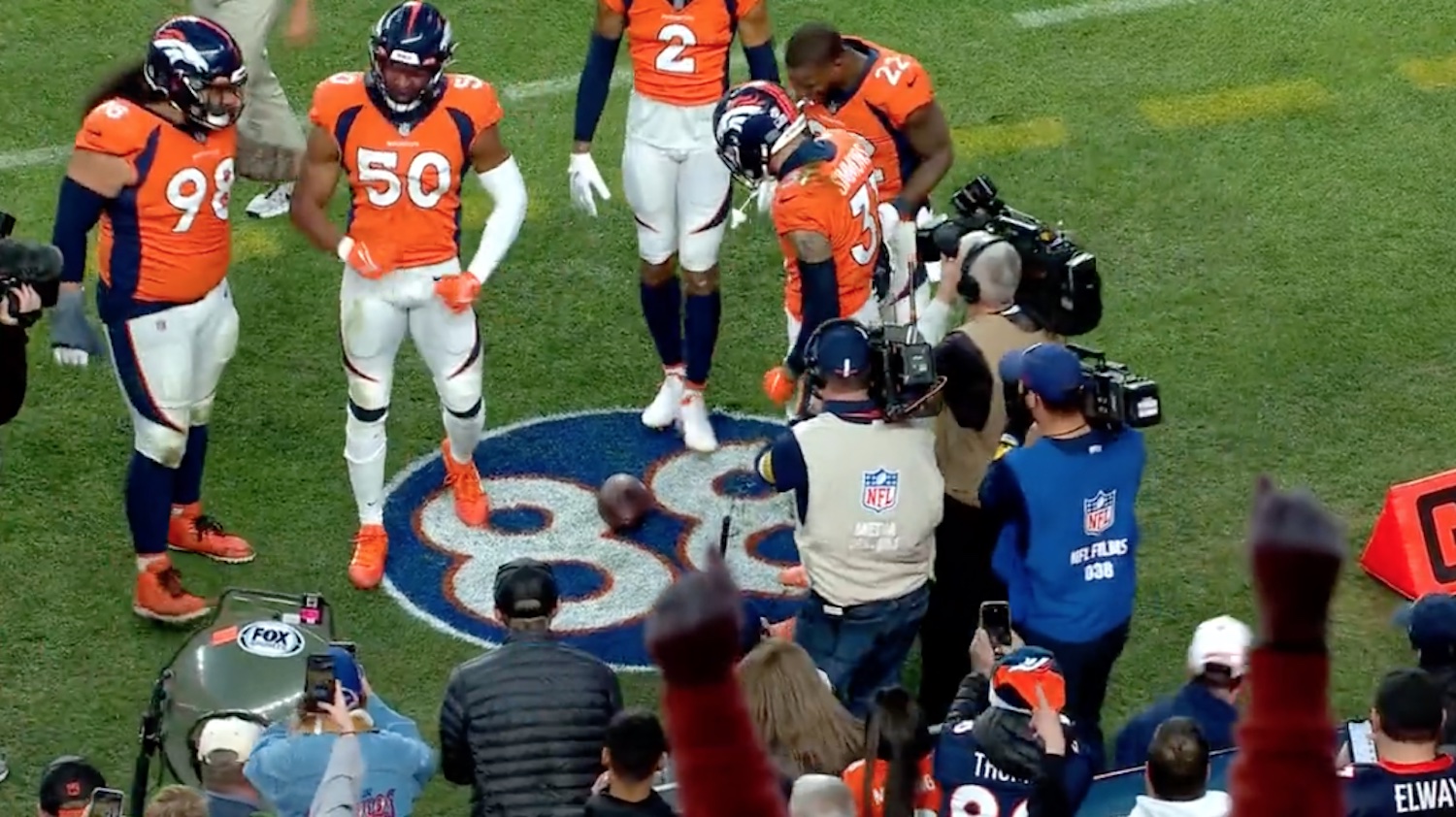 Video: Justin Simmons paid tribute to Demaryius Thomas after INT