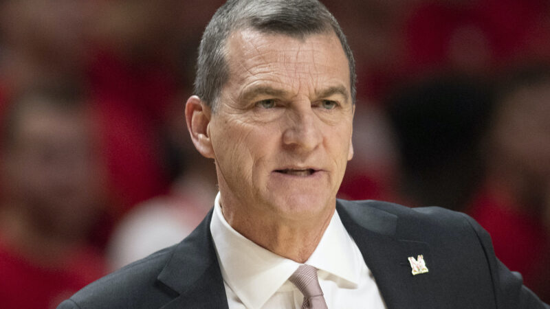 Mark Turgeon watches his team