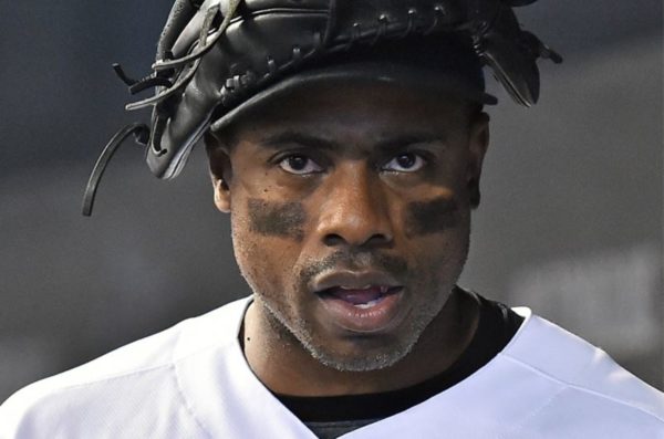 Curtis Granderson in the dugout