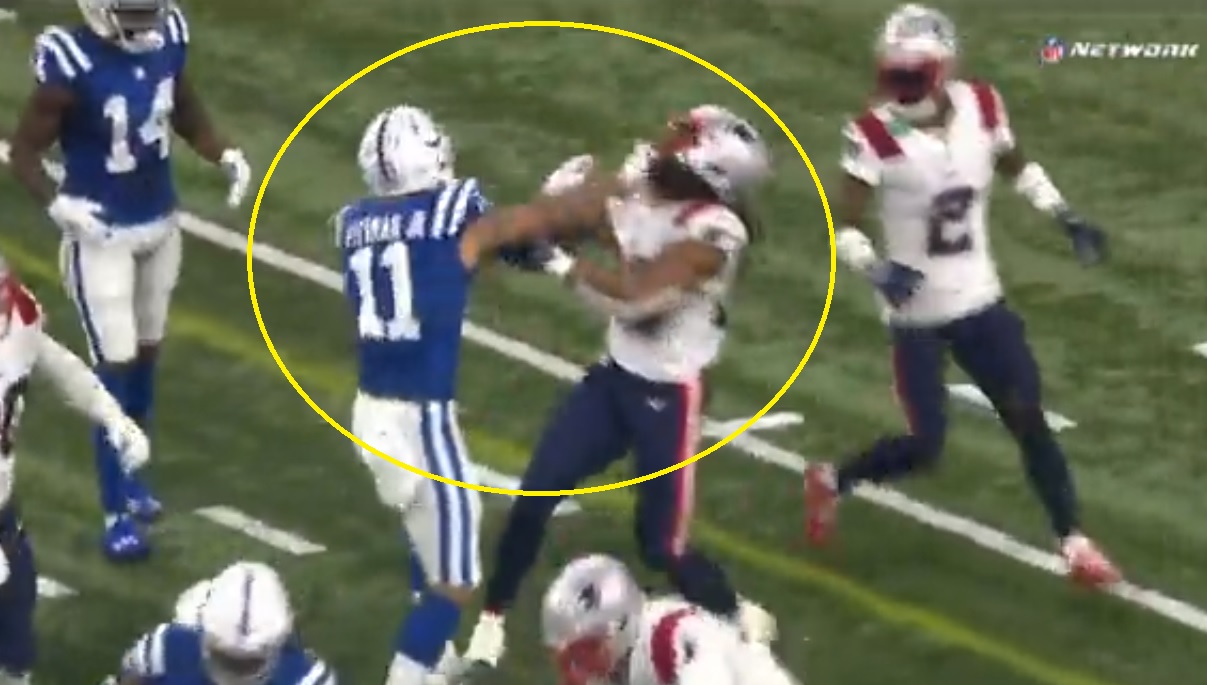 Kyle Dugger's ejection for Michael Pittman fight sums up Patriots' loss to  Colts