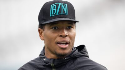 Marvin Jones before a game