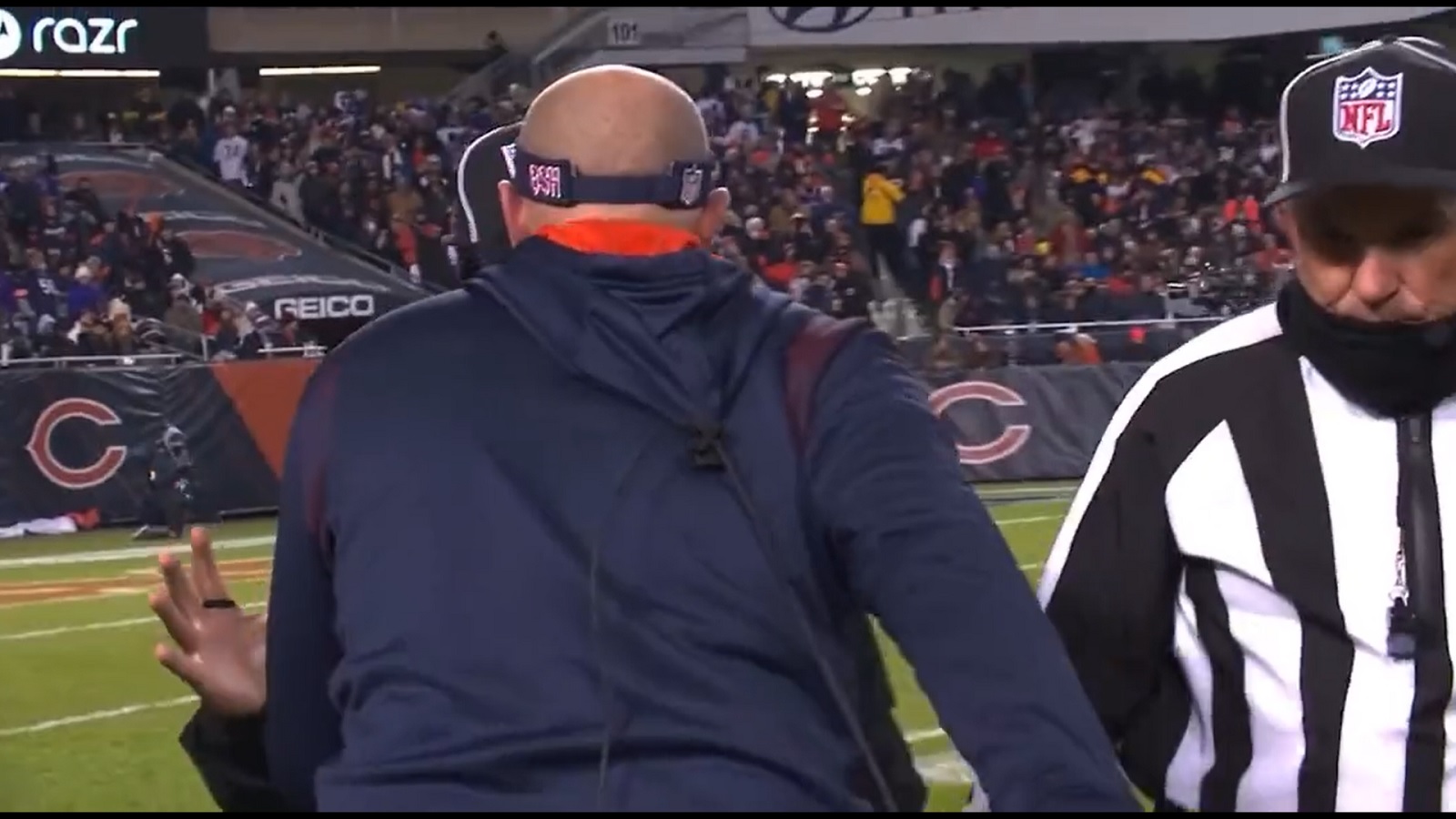 Another sloppy performance for Matt Nagy's Bears as they lose 10th game to  Vikings