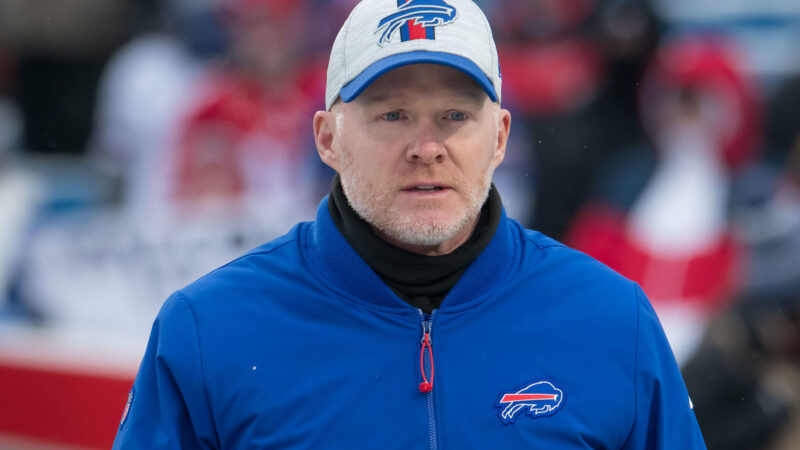 Sean McDermott on the sideline