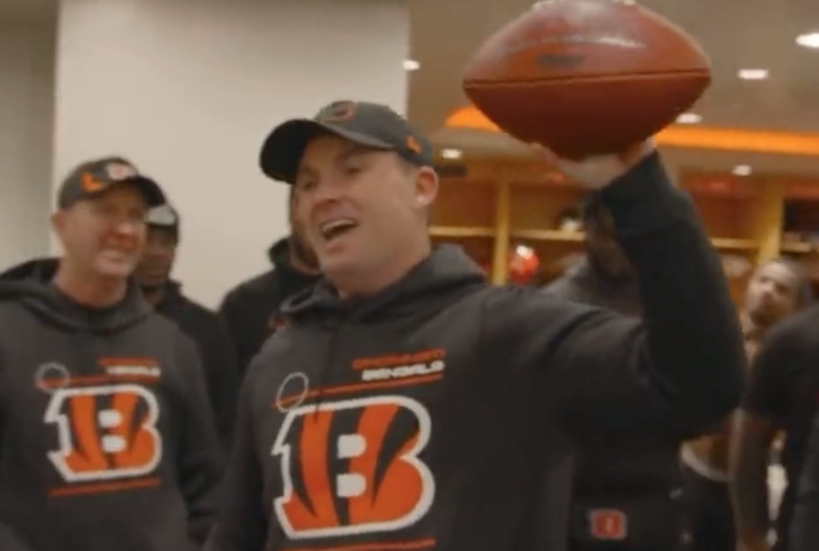 The city SHARES in this with us - Zac Taylor on game Bengals' ball