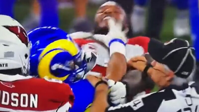 Aaron Donald grabs DJ Humphries