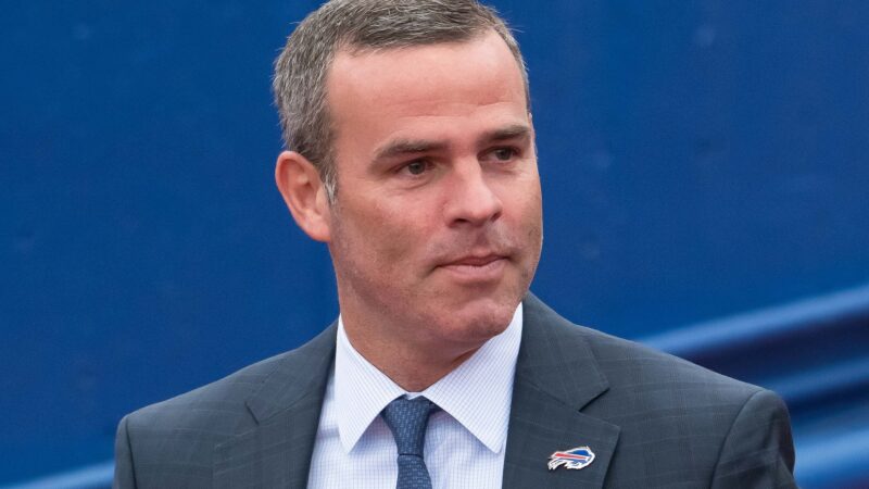Brandon Beane before a game