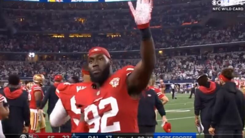 Charles Omenihu waves