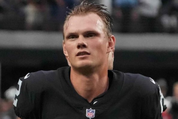 Daniel Carlson in his Raiders uniform