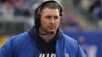 Joe Judge on the sideline