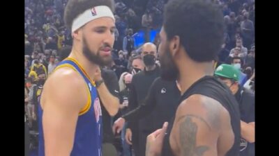 Kyrie Irving and Klay Thompson talk