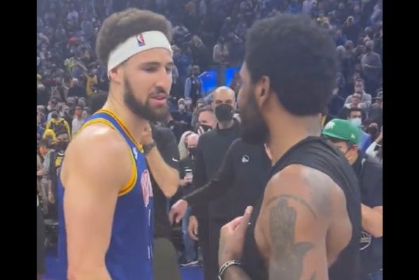 Kyrie Irving and Klay Thompson talk