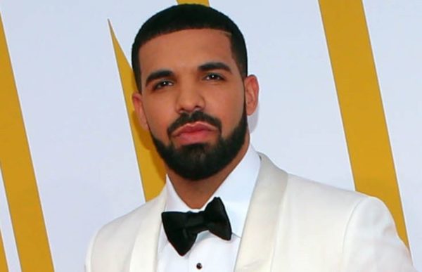 Rapper Drake in a suit