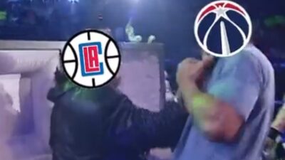 A meme of the Wizards and Clippers