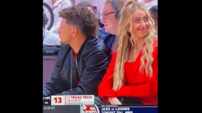 Brittany Matthews next to Patrick