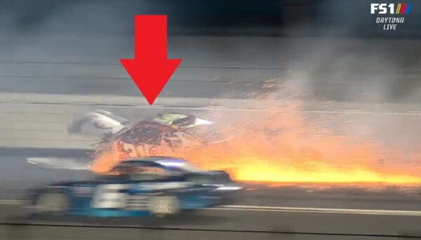 Myatt Snider in a crash