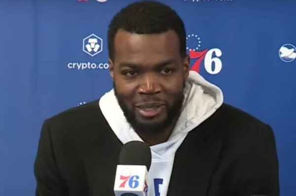 Paul Millsap at a press conference