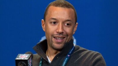 Sashi Brown at the NFL Combine