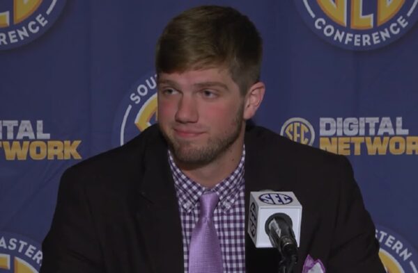 Zach Mettenberger at a press conference