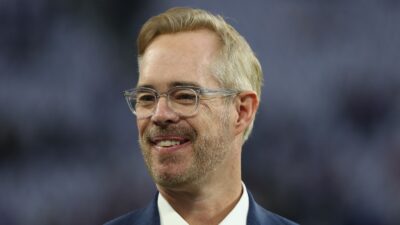 Joe Buck smiles