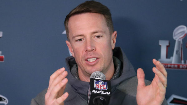 Matt Ryan at the Super Bowl