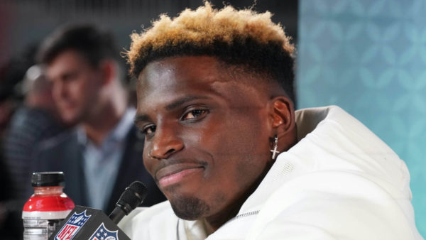 Tyreek Hill at a press conference