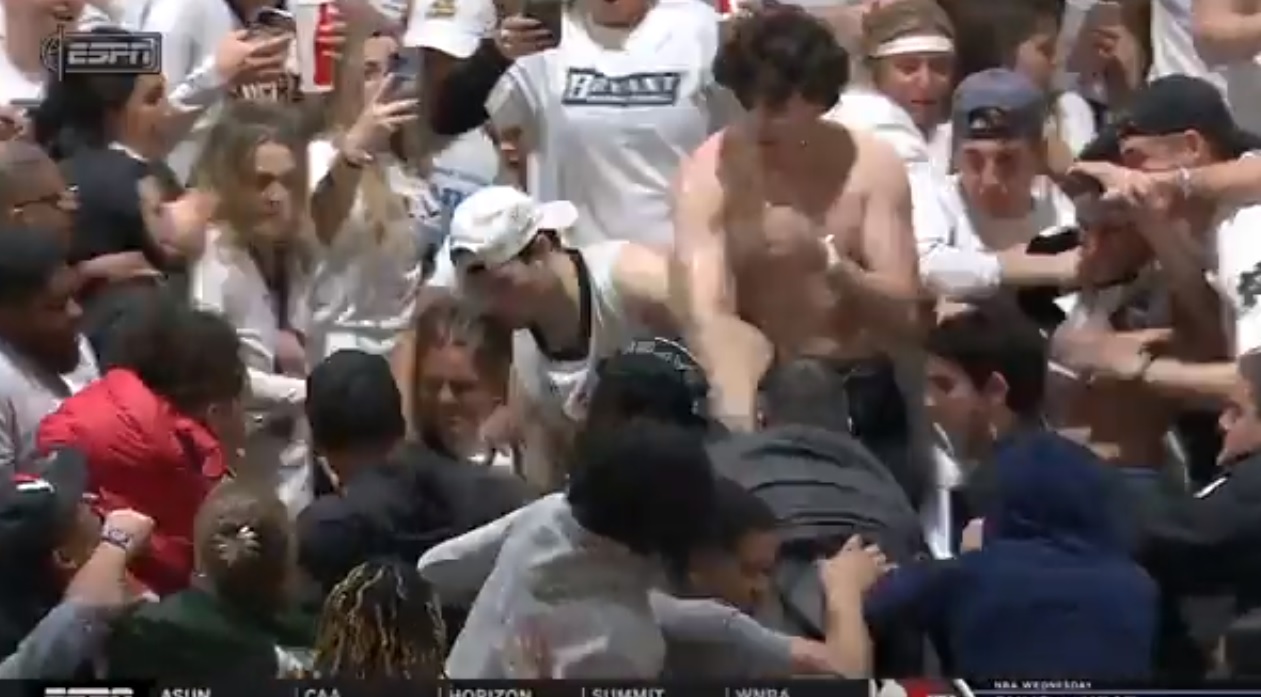Massive Brawl Breaks Out During Wagner/Bryant Game
