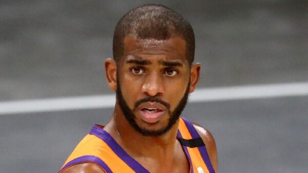 Chris Paul in his Suns uniform