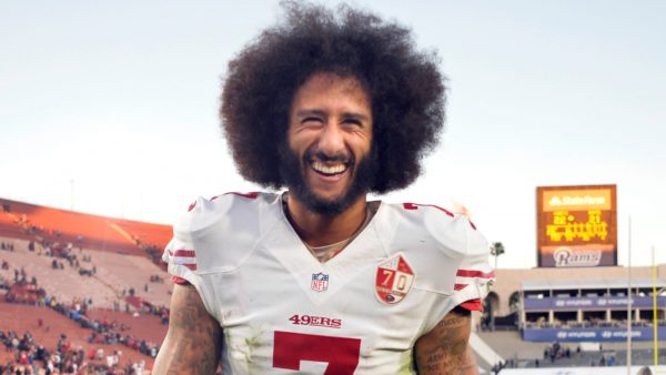 Colin Kaepernick smiling