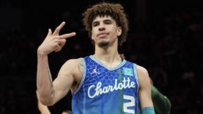 LaMelo Ball gesturing