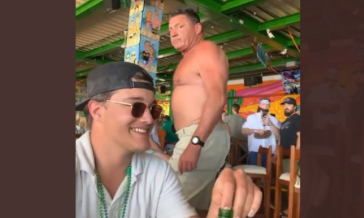 Shirtless video of Coach Orgeron goes viral on TikTok