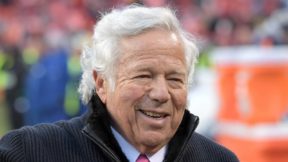 Patriots owner Robert Kraft smiling