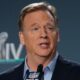 Roger Goodell at the podium