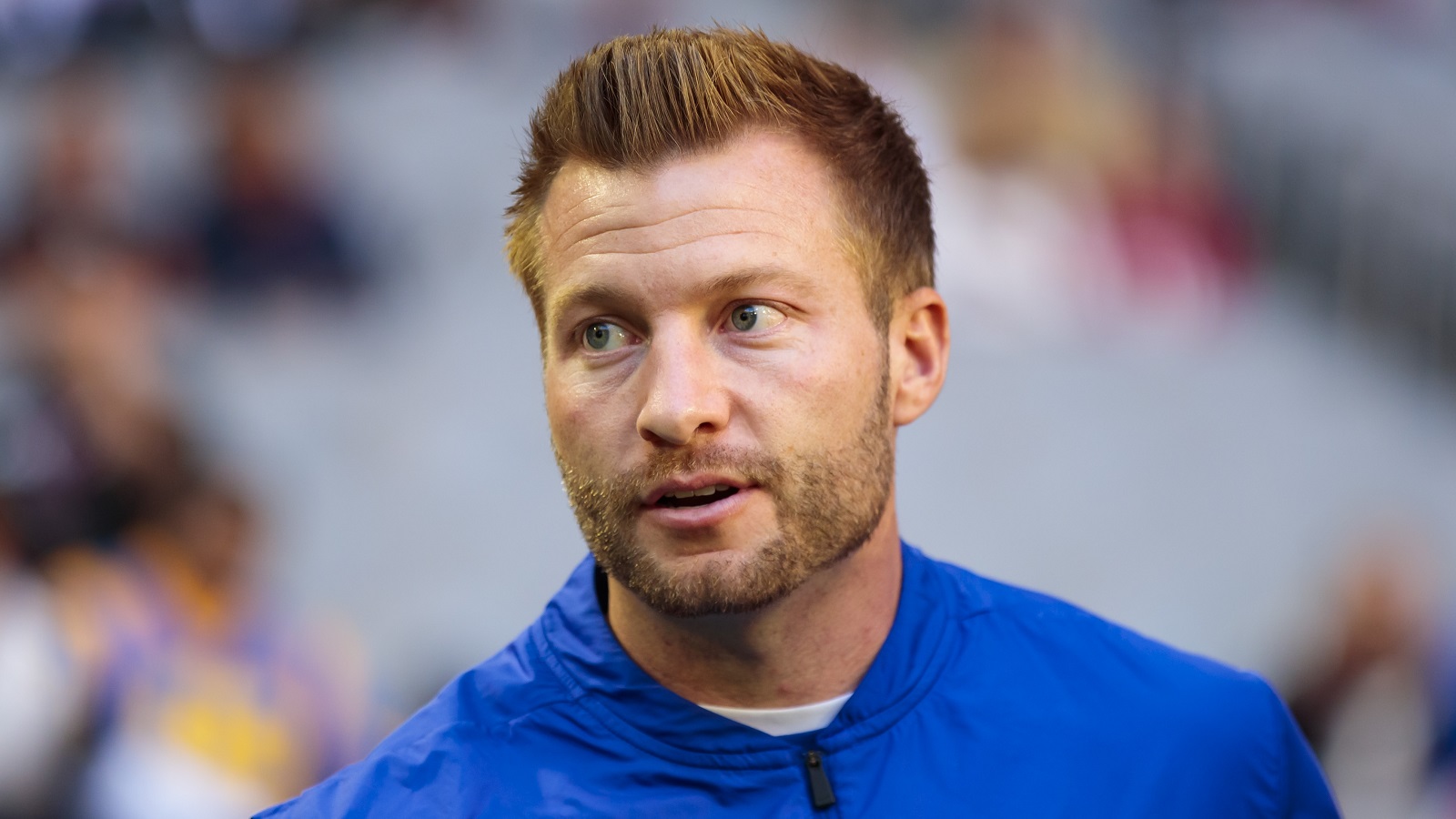 Los Angeles Rams head coach Sean McVay in 'better mood' following