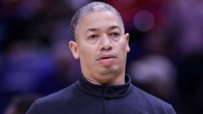 Tyronn Lue looking on