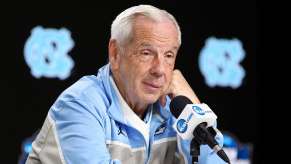 Roy Williams at the podium