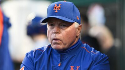 Buck Showalter in the dugout