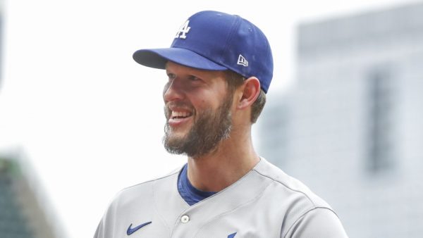 Clayton Kershaw smiling