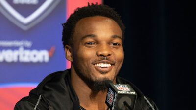 Nakobe Dean at the NFL Combine