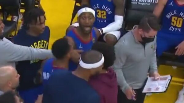 Nuggets teammates have a confrontation